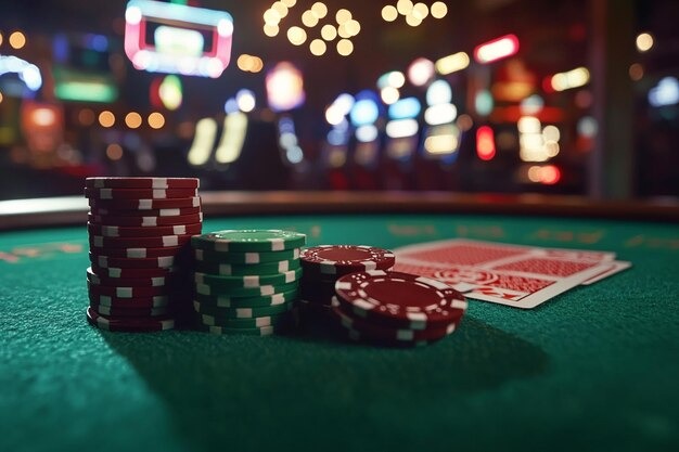 Live dealer at baccarat table with player display